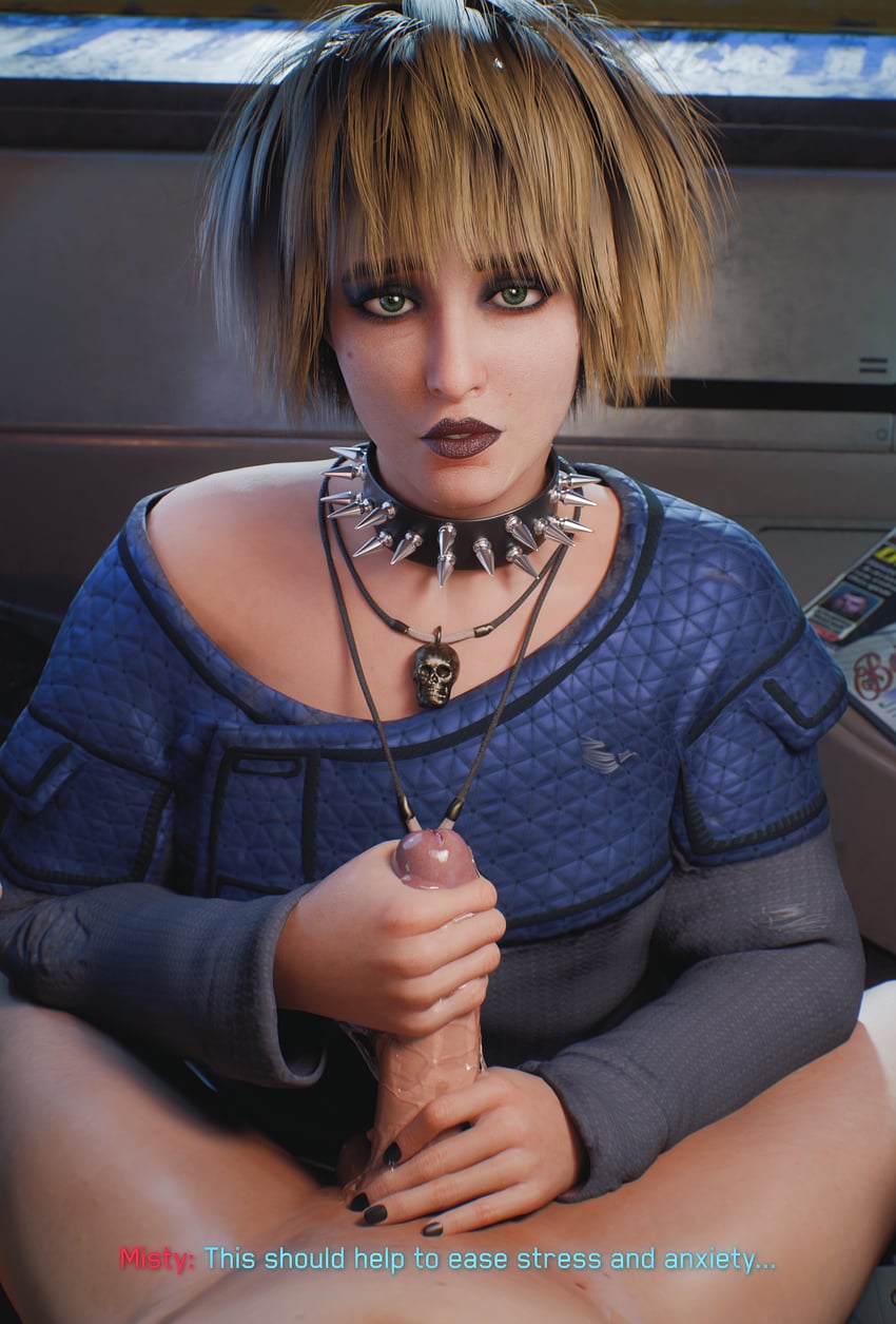 misty olszewski (cyberpunk and 1 more) drawn by fugtrup