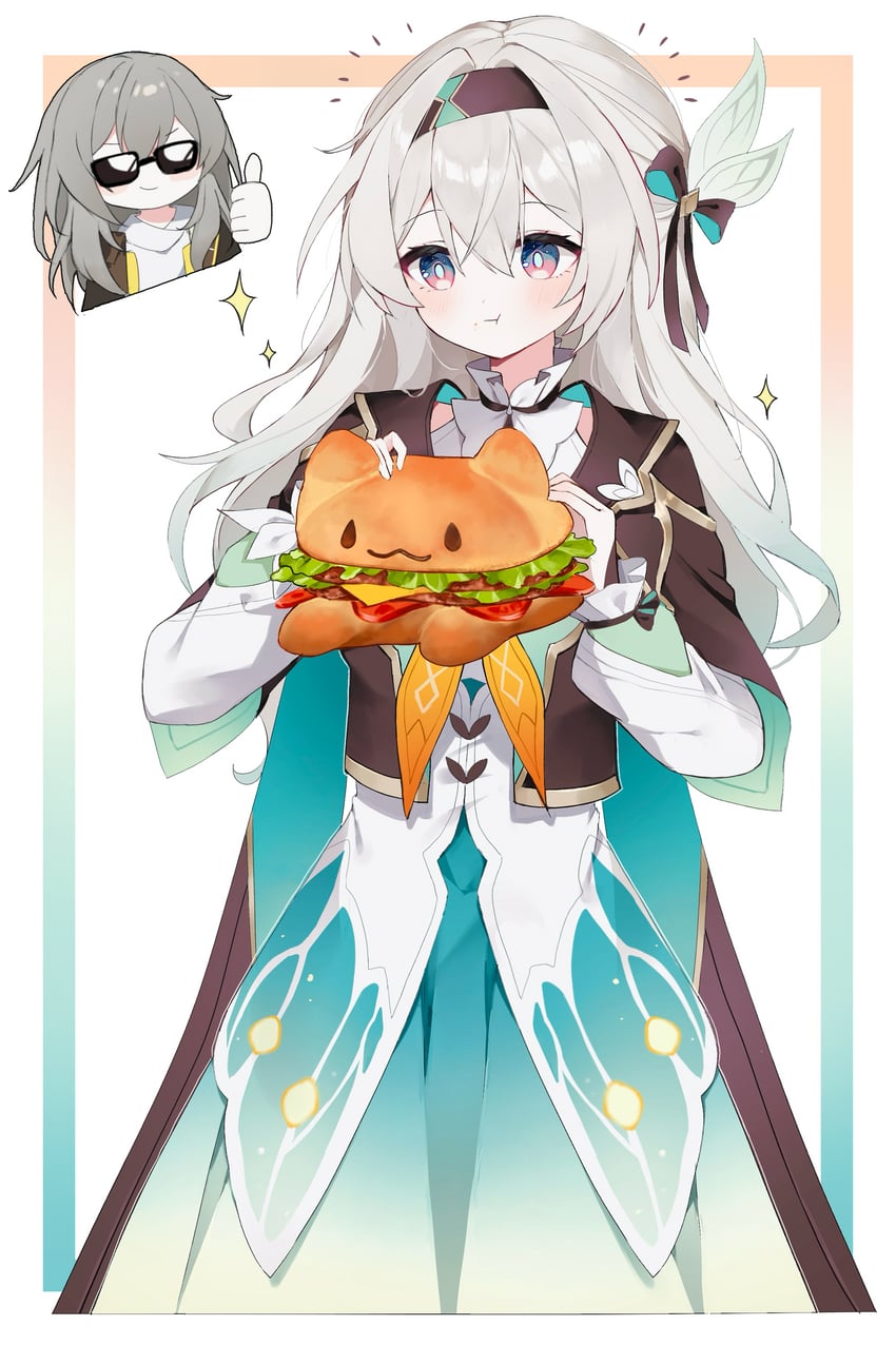 trailblazer, firefly, and stelle (honkai and 1 more) drawn by nirako_mona
