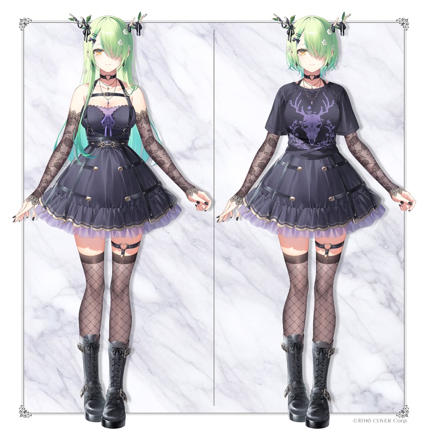 ceres fauna (hololive and 1 more) drawn by toosaka_asagi