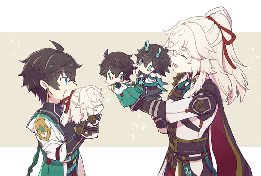 dan heng and jing yuan (honkai and 1 more) drawn by drli