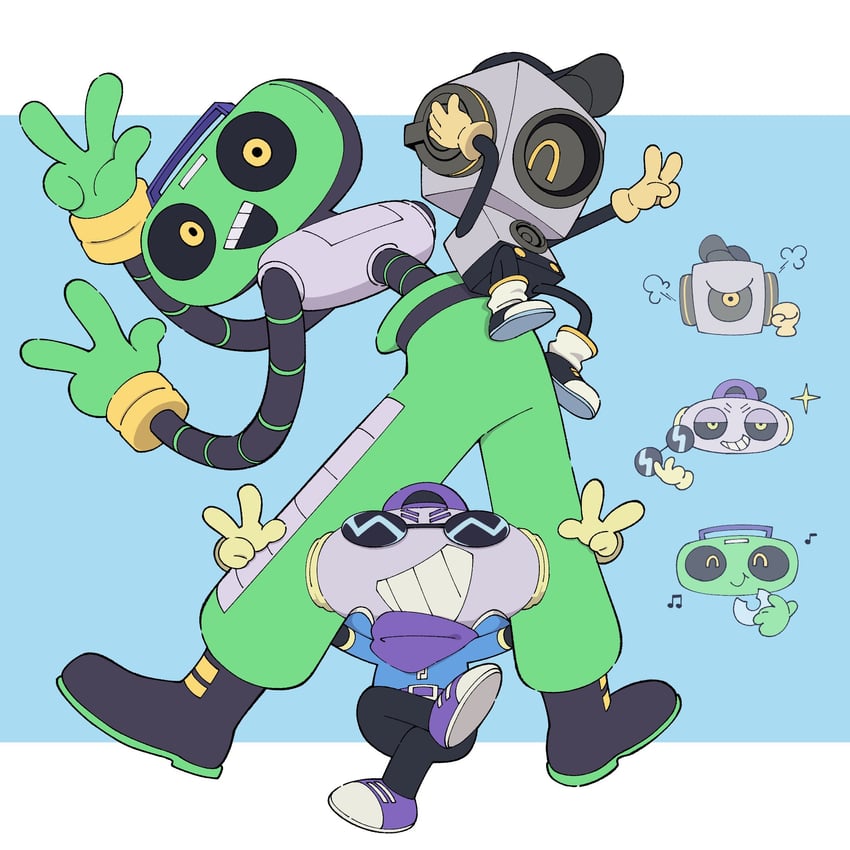 k k, sweet, and cap'n (deltarune) drawn by luaudrey