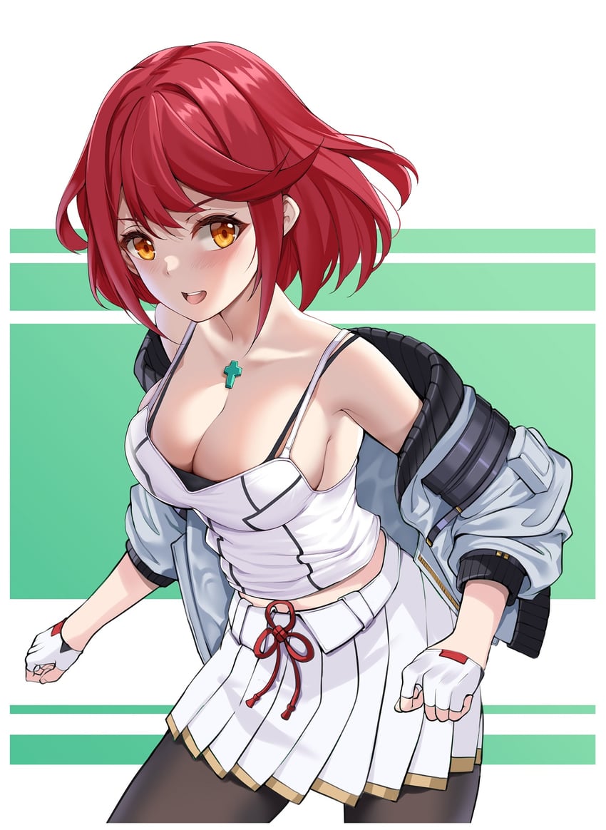 pyra and mio (xenoblade chronicles and 2 more) drawn by matrix16