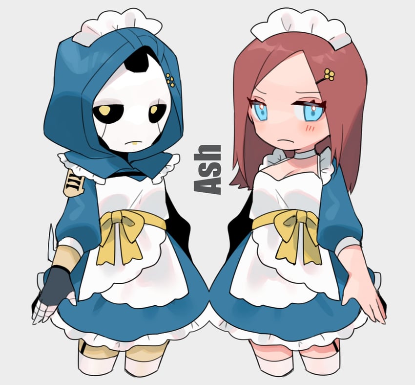 ash and ashleigh reid (apex legends) drawn by nagoooon_114