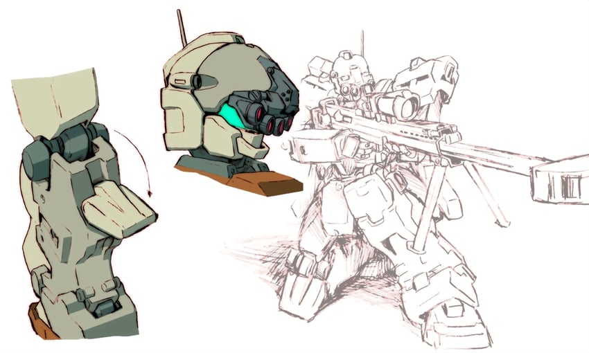 gm and gm sniper (original and 1 more) drawn by tessaku_ro