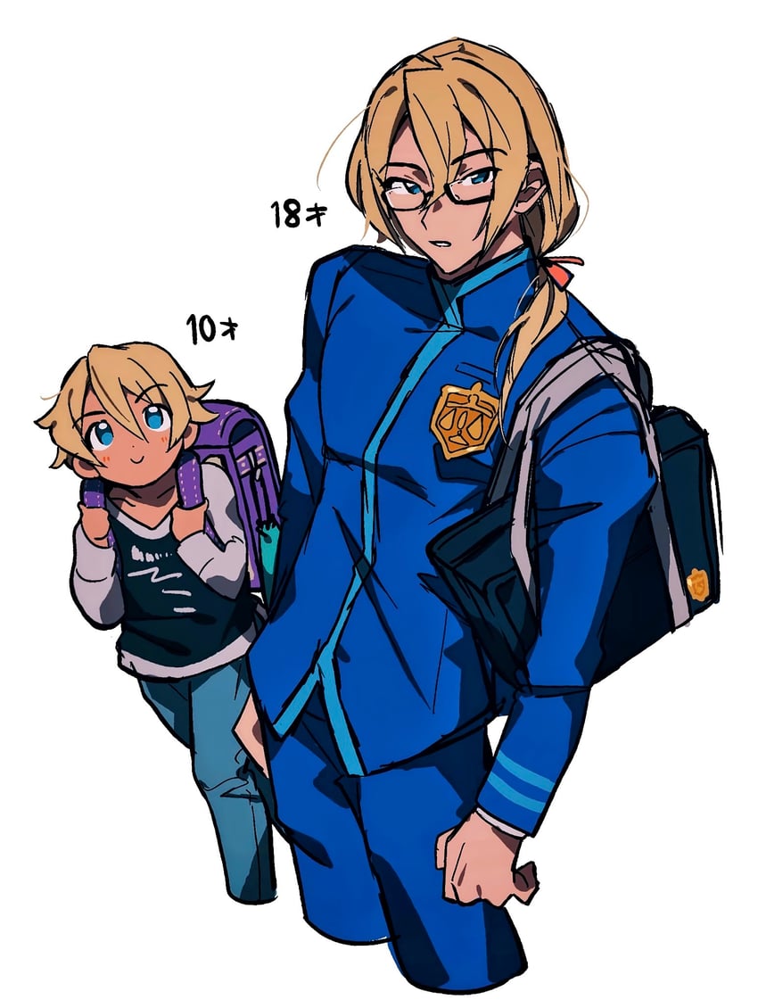 klavier gavin and kristoph gavin (ace attorney and 1 more) drawn by grgrton