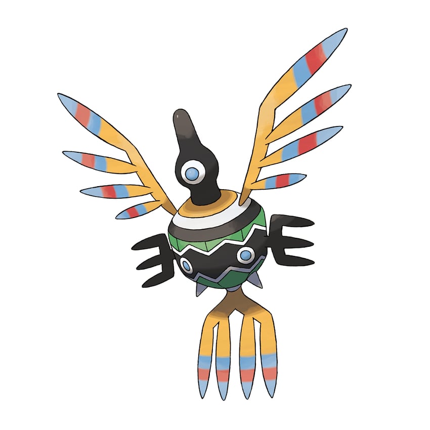 sigilyph (pokemon and 1 more) drawn by sugimori_ken