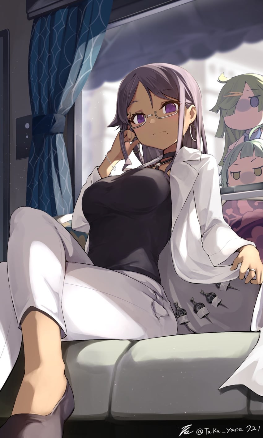 aki mabayu, miyako hinano, and livia medeiros (mahou shoujo madoka magica and 1 more) drawn by taka.yana