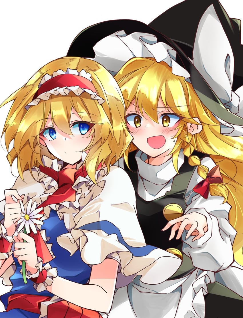 kirisame marisa and alice margatroid (touhou) drawn by ichimura_kanata