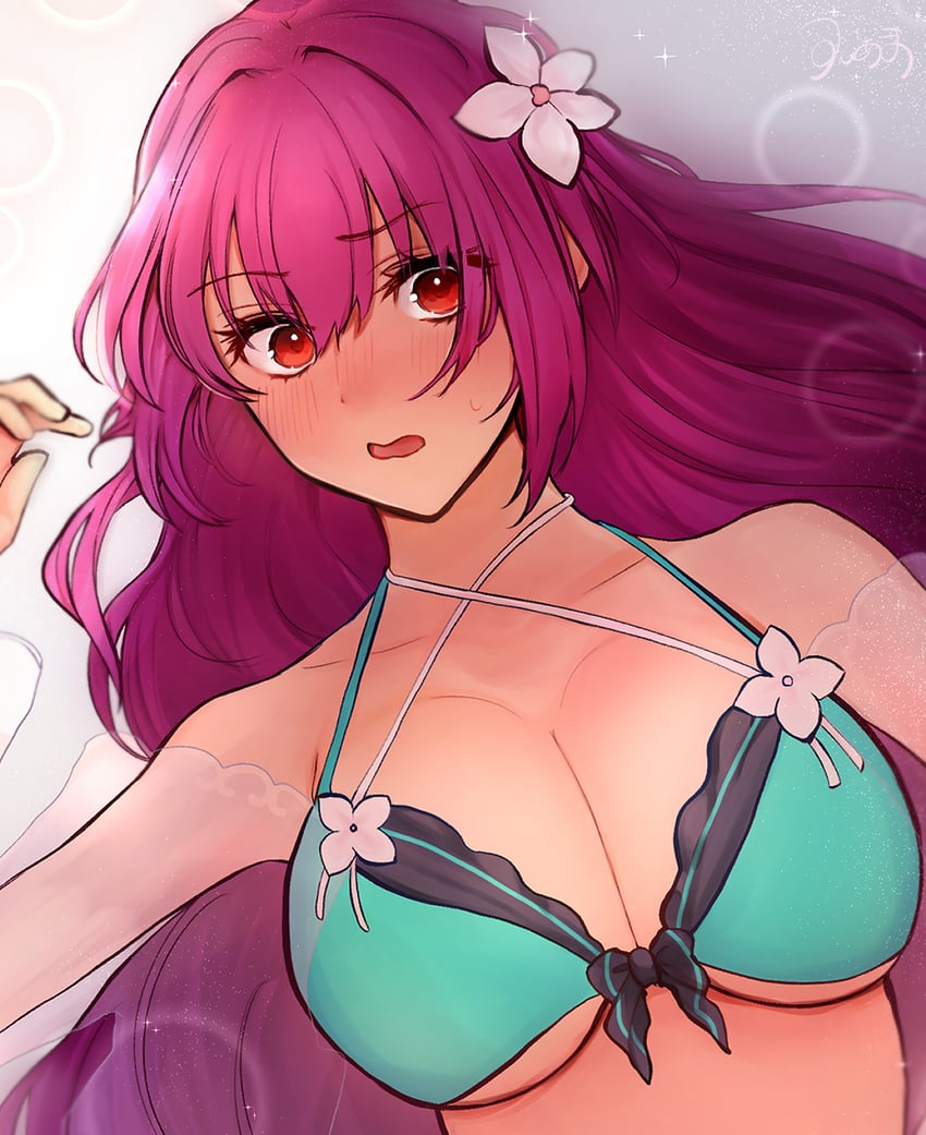 scathach and scathach skadi (fate and 1 more) drawn by fufufu_hehehe