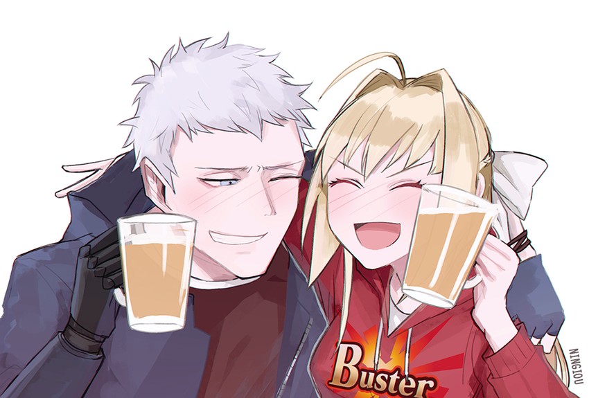 nero claudius and nero (fate and 3 more) drawn by kyou_(iuciferic)