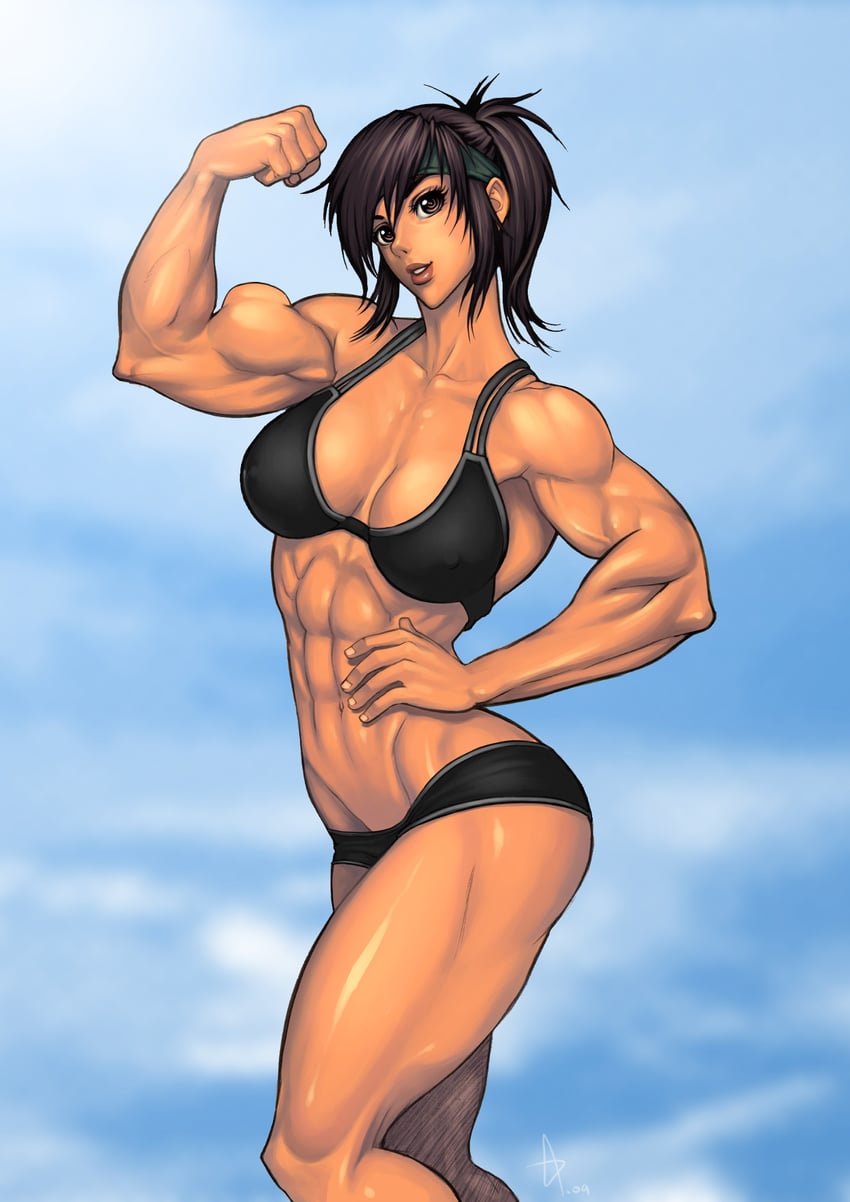 daimon akiko (taisen hot gimmick and 1 more) drawn by felsus