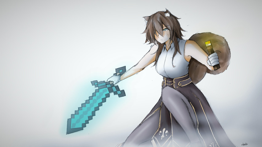 ayunda risu (hololive and 2 more) drawn by echo_(echo0delta)