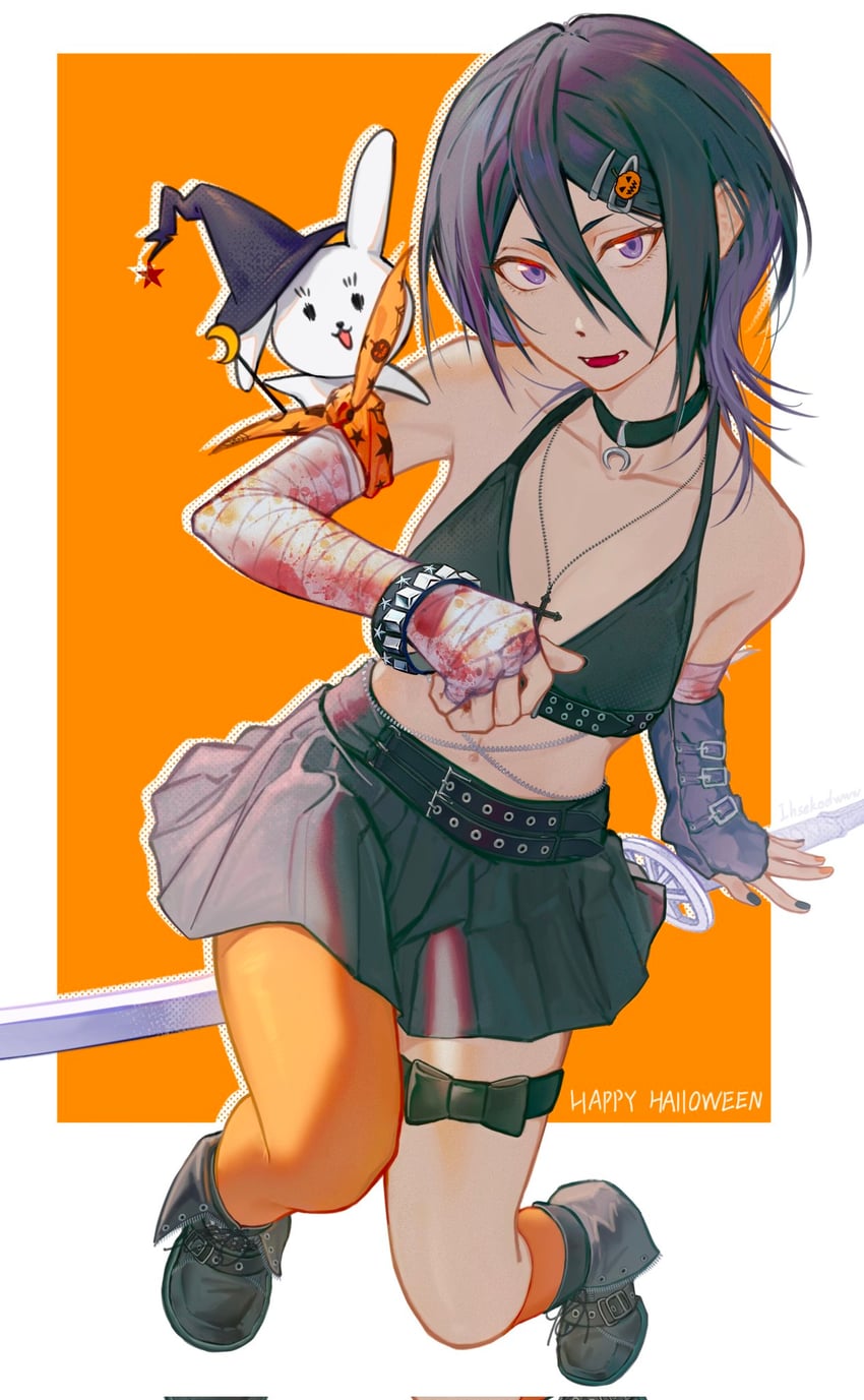 kuchiki rukia (bleach and 1 more) drawn by ihsekodwww