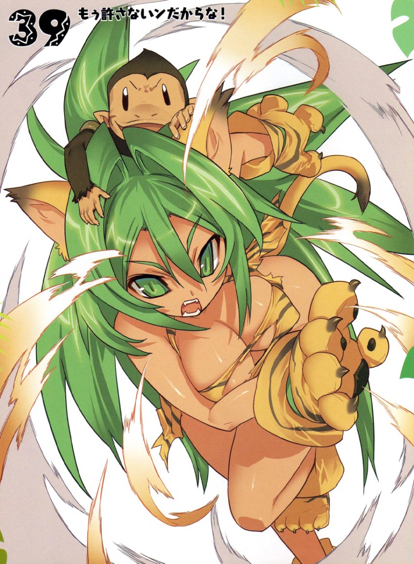 cham cham and paku paku (queen's blade and 2 more) drawn by blade_(galaxist)