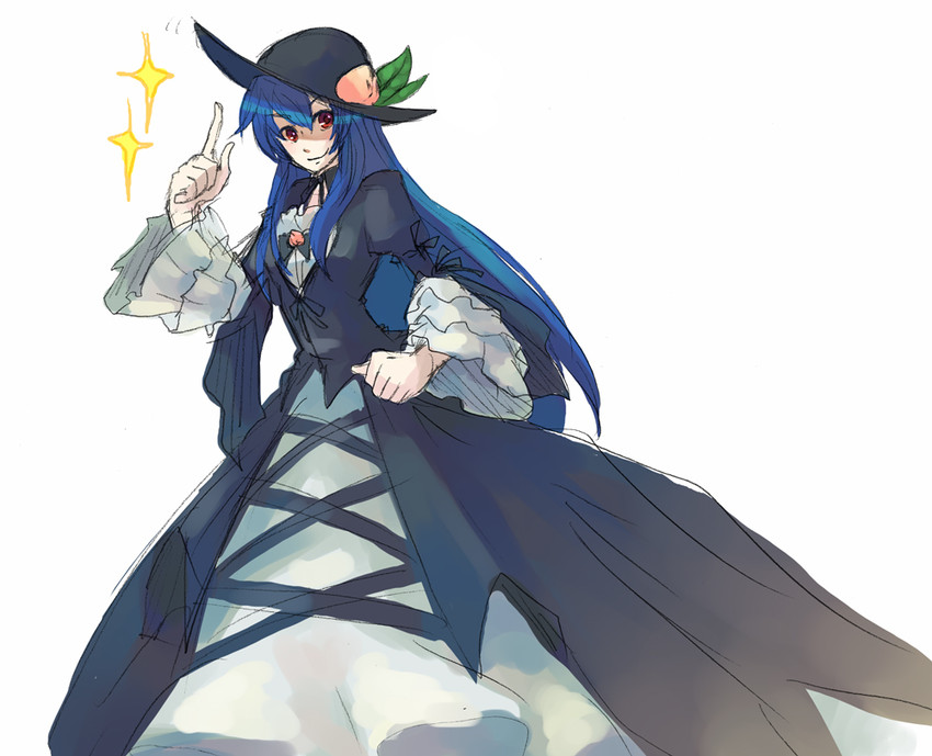 hinanawi tenshi and suigintou (touhou and 1 more) drawn by murai_shinobu