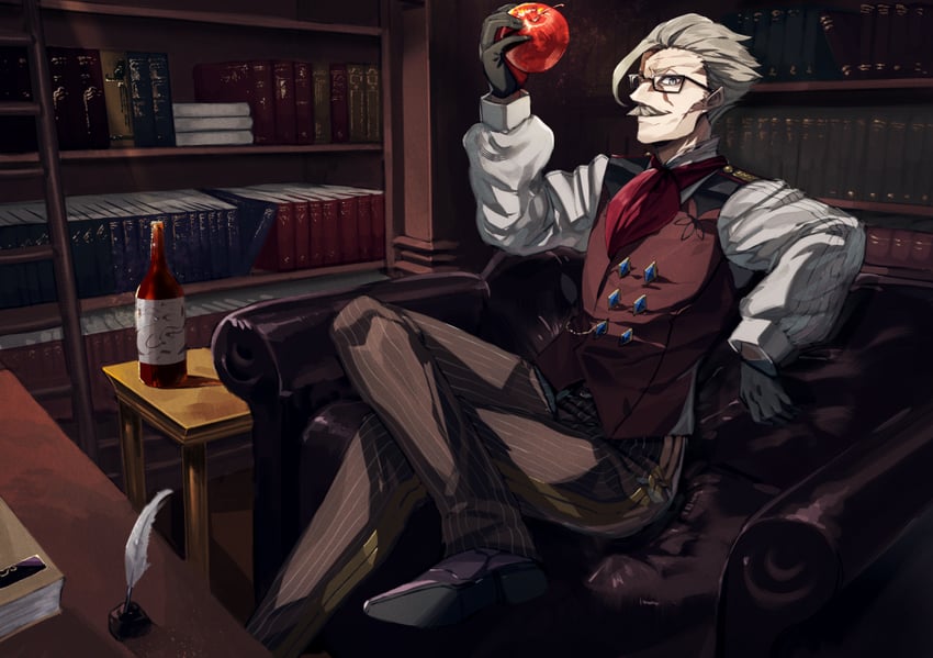 james moriarty (fate and 1 more) drawn by suminagashi