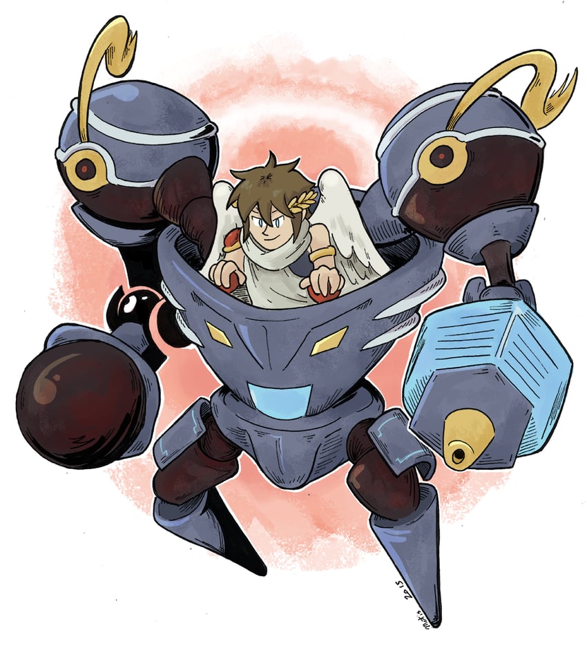 pit (kid icarus and 1 more) drawn by featherofmetis