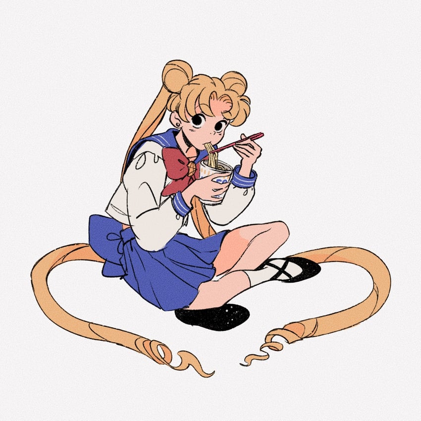 tsukino usagi (bishoujo senshi sailor moon) drawn by xephia