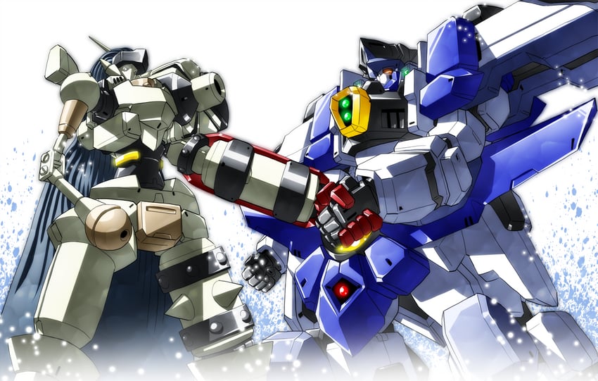 daimidaler type-3 and zetsurinoo (kenzen robo daimidaler and 1 more) drawn by kouichi_(kouichi-129)