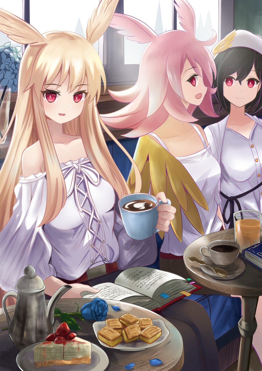 valkyrie, ortlinde, thrud, and hildr (fate and 1 more) drawn by manjirou_(manji_illust)