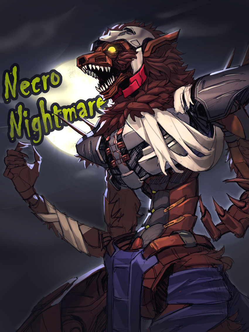 revenant and necro nightmare revenant (apex legends) drawn by thinker_0616