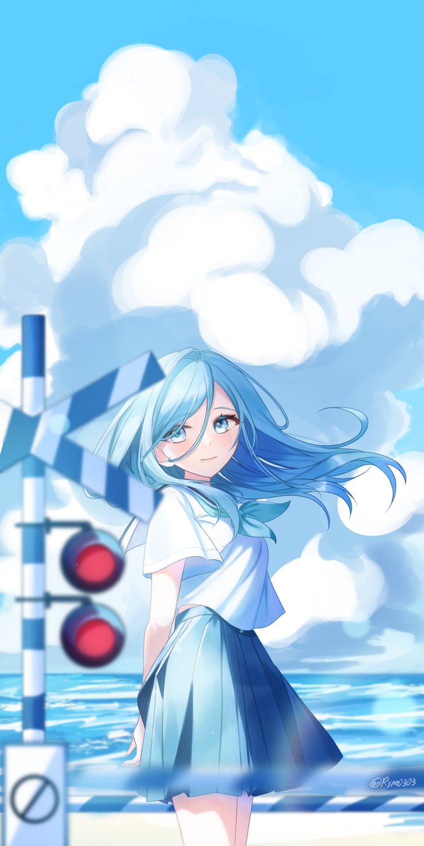 hinomori shizuku (project sekai and 1 more) drawn by rin_(ryne_0303)
