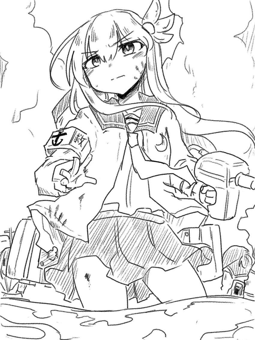 kisaragi and kisaragi kai ni (kantai collection) drawn by poyo_(hellmayuge)