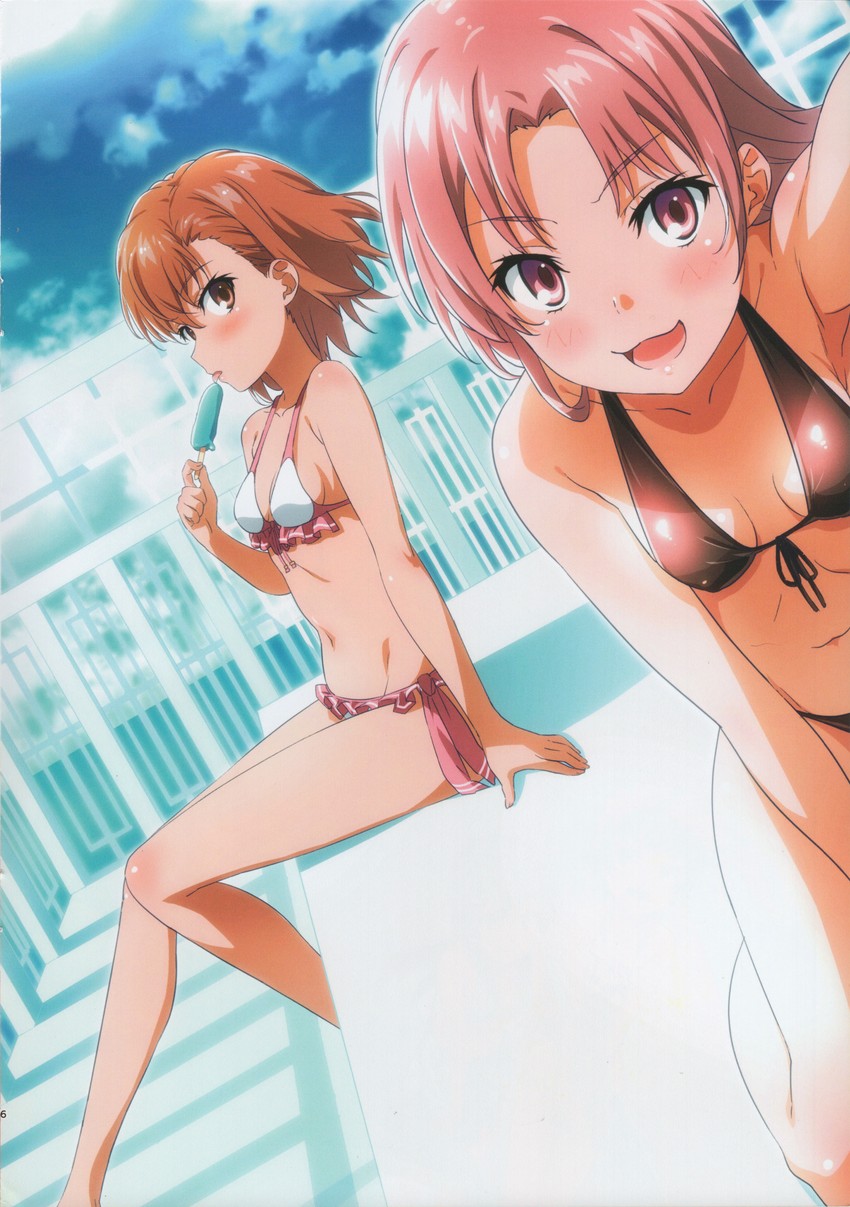 misaka mikoto and shirai kuroko (toaru majutsu no index and 1 more) drawn by isshi_pyuma