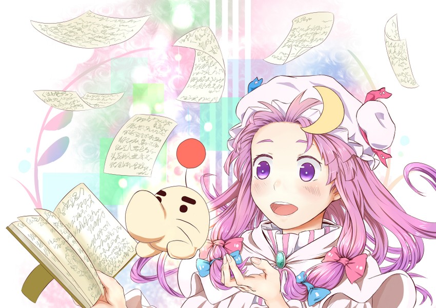 patchouli knowledge and doseisan (touhou and 1 more) drawn by kouzilow