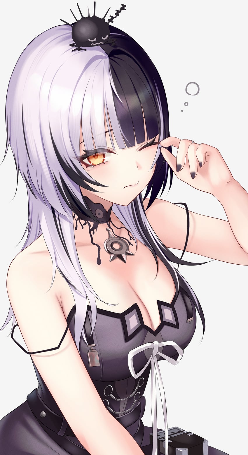 shiori novella and yorick (hololive and 1 more) drawn by ewaaawa