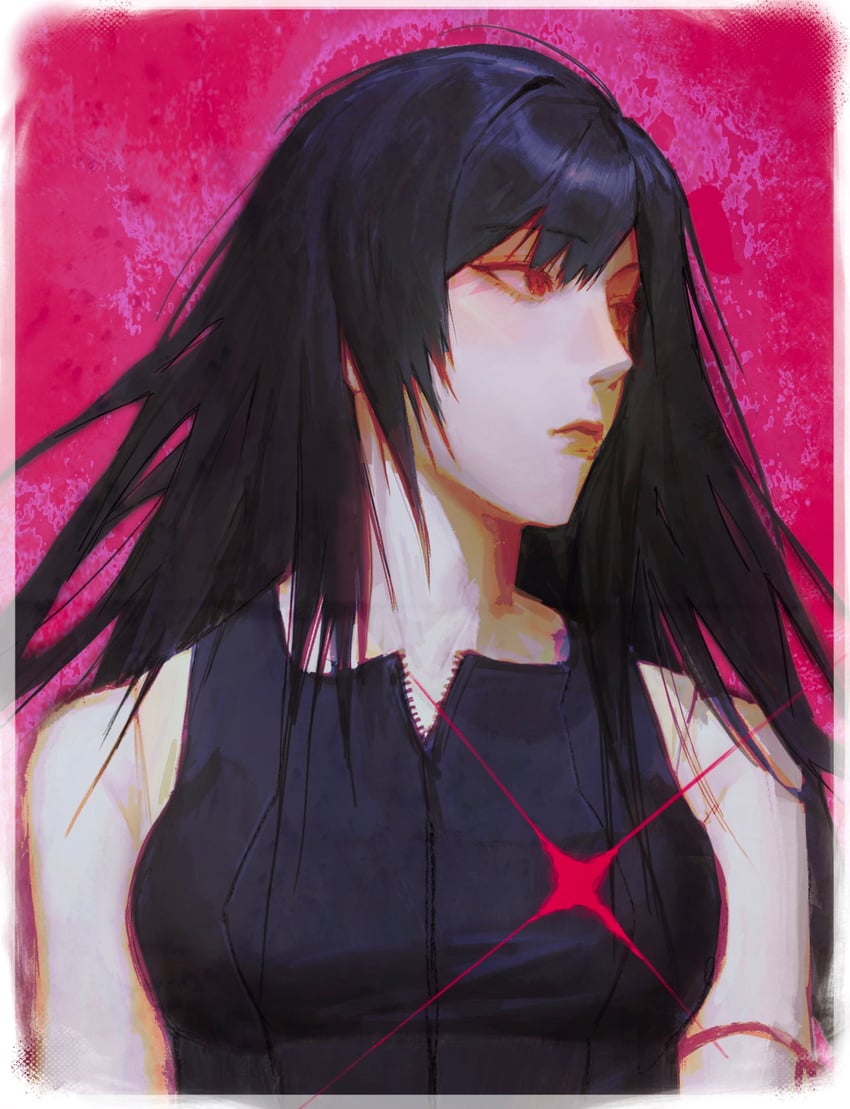 tifa lockhart (final fantasy and 2 more) drawn by hel_6