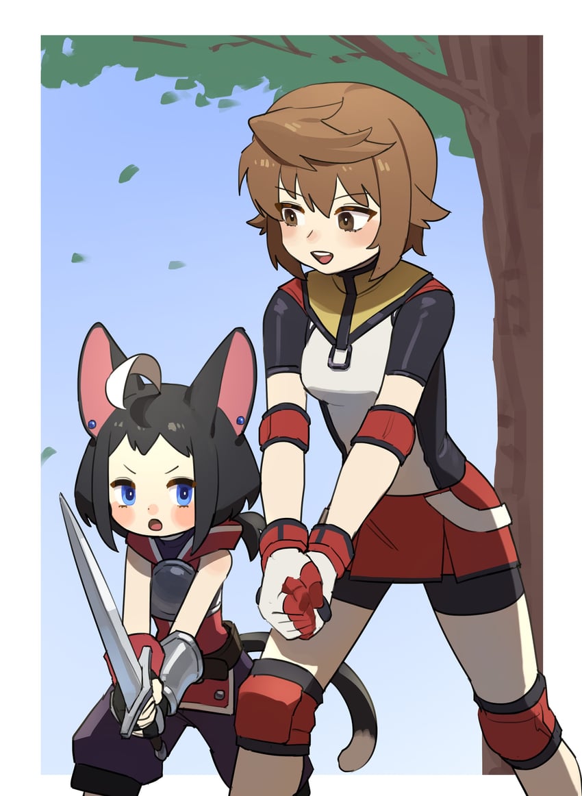 kuruna (original and 1 more) drawn by tostantan