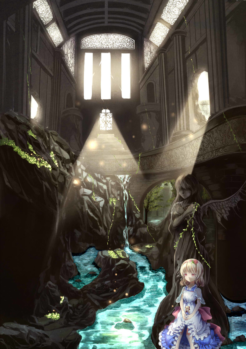 alice margatroid and shanghai doll (touhou) drawn by yukishiro_arte