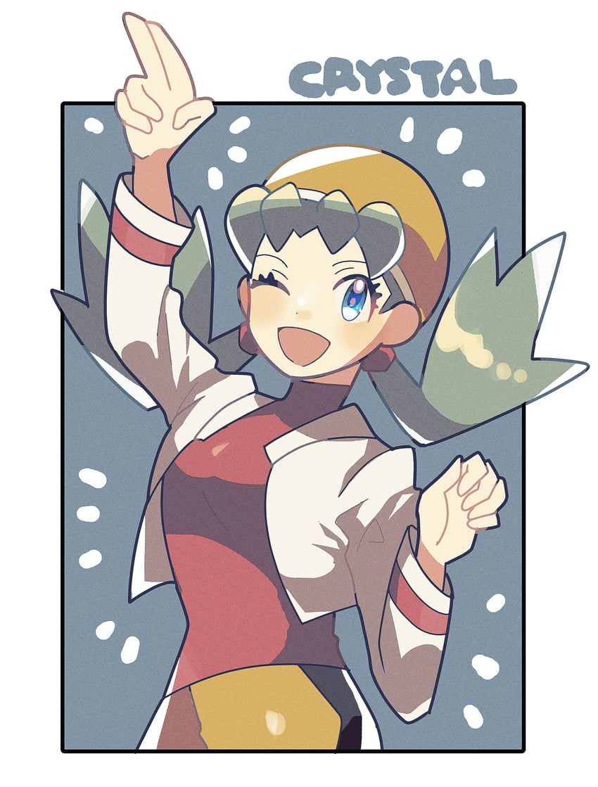 kris (pokemon and 1 more) drawn by anidler91
