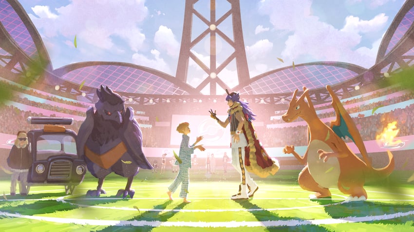 leon, raihan, nessa, bea, charizard, and 7 more (pokemon and 2 more)