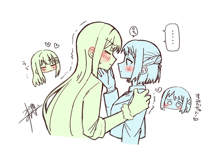 katsuragi lilja and shiun sumika (idolmaster and 1 more) drawn by h77kobato