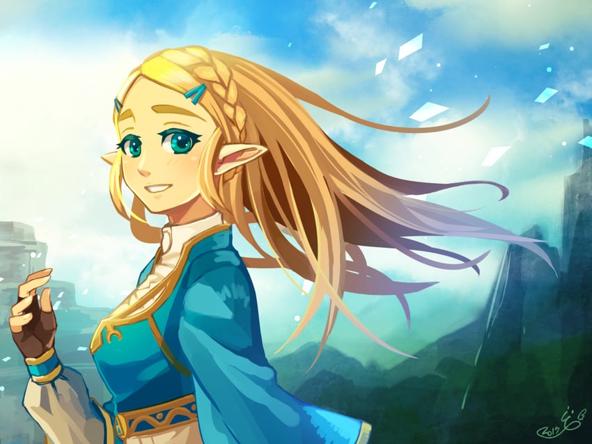 princess zelda (the legend of zelda and 1 more) drawn by colornix