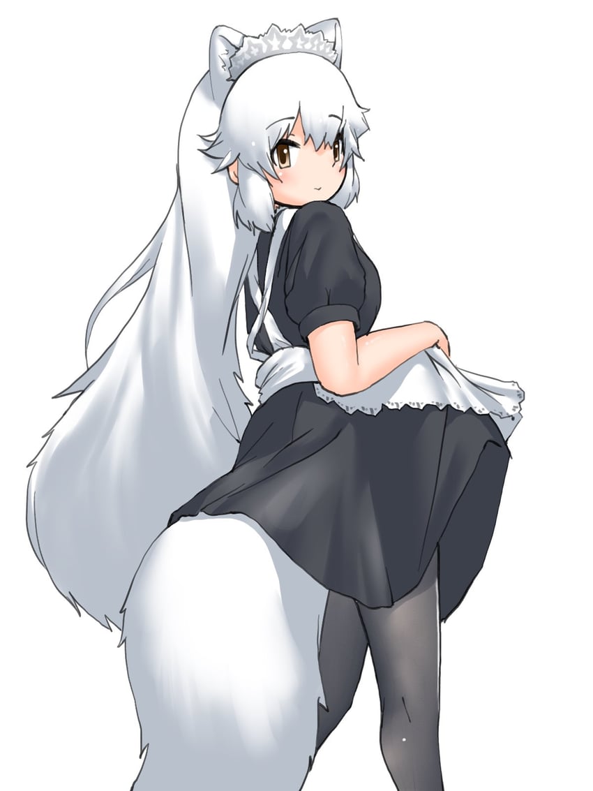 arctic fox (kemono friends and 1 more) drawn by uf34a