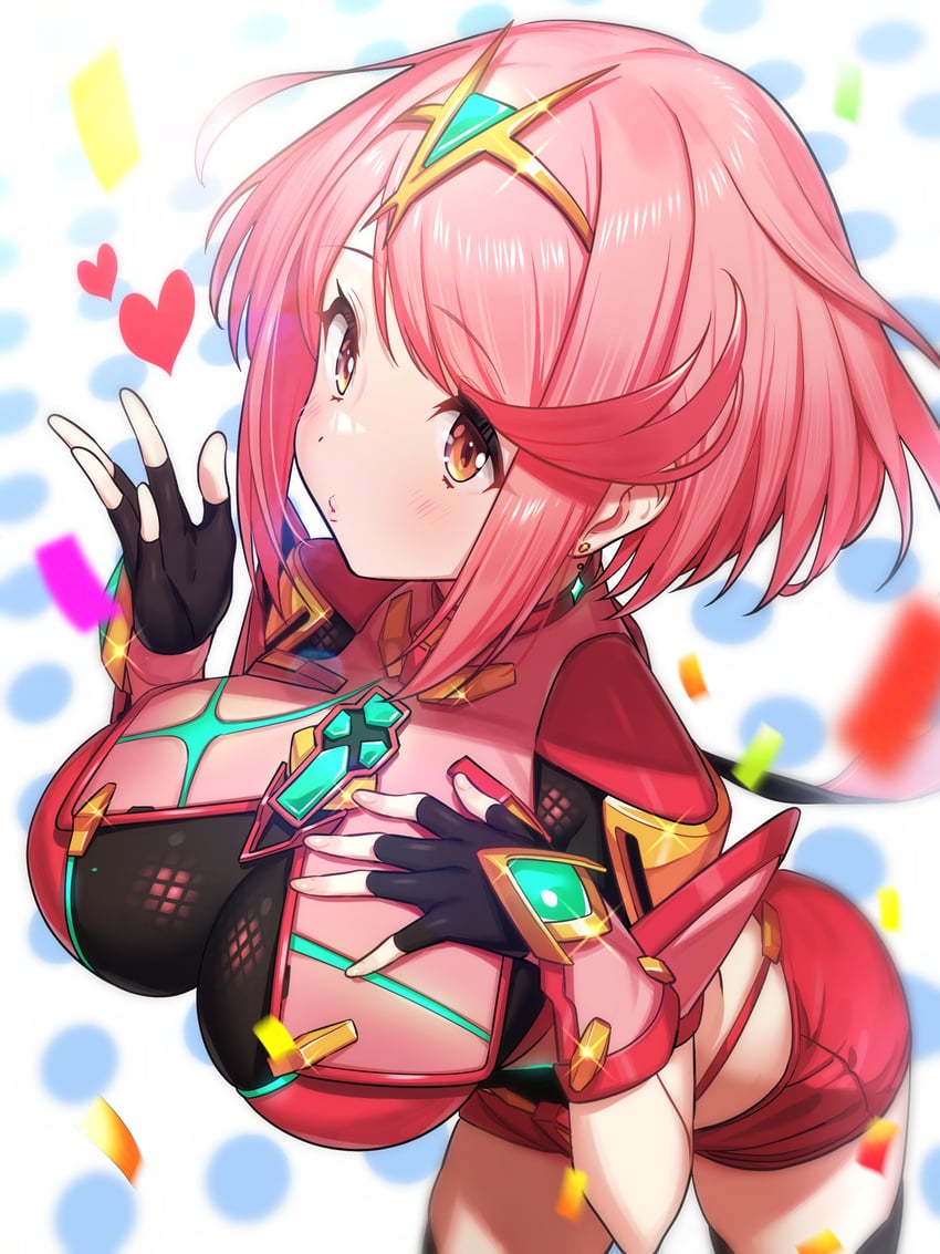 pyra (xenoblade chronicles and 1 more) drawn by green322