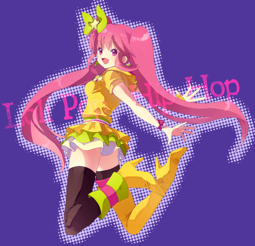 aino megumi and cure lovely (precure and 1 more) drawn by murata_tefu