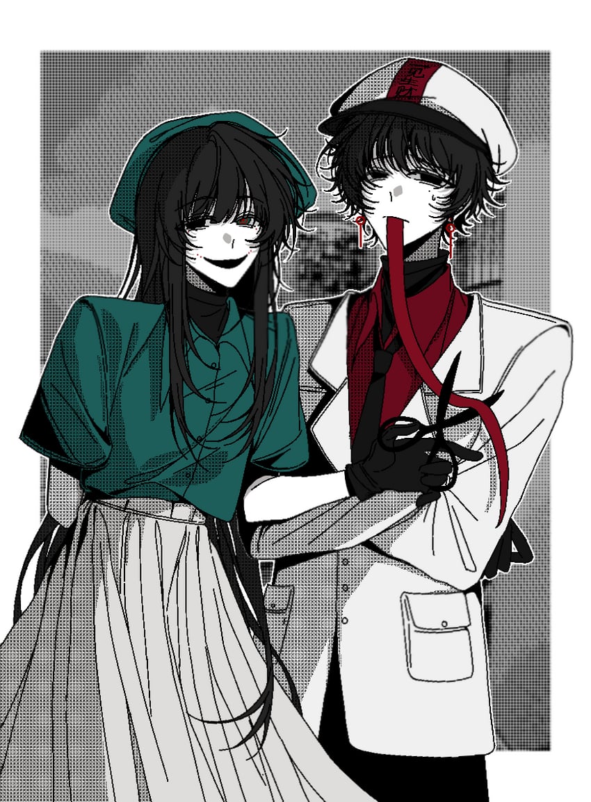 li yuting and naihe (touqi guaitan) drawn by cungu_quan_kending