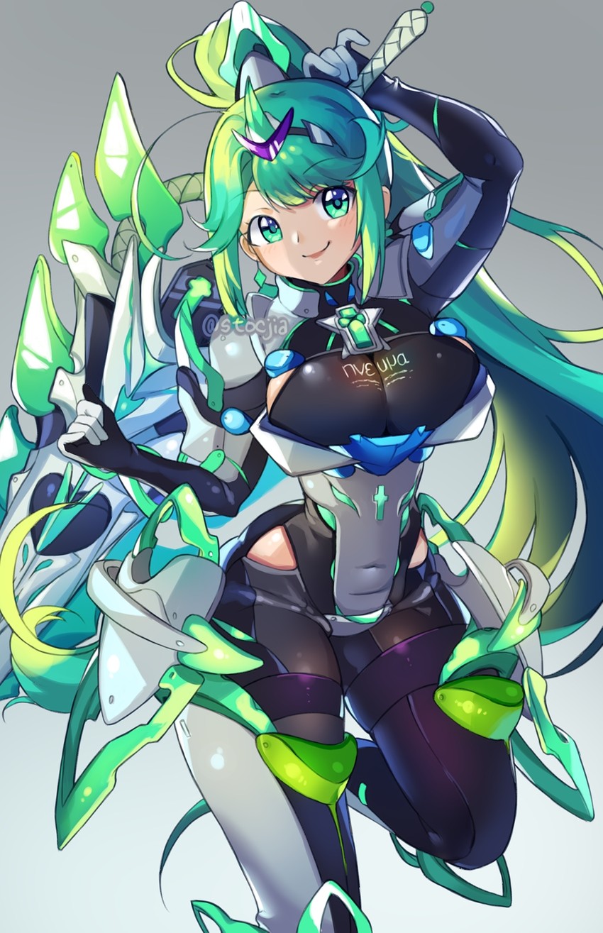 pneuma (xenoblade chronicles and 1 more) drawn by yagi_(kyuhyun)