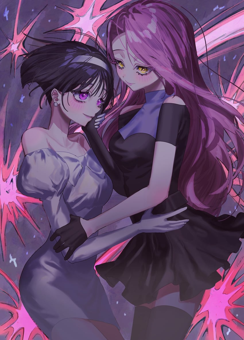 sua and mizi (alien stage) drawn by jio_000