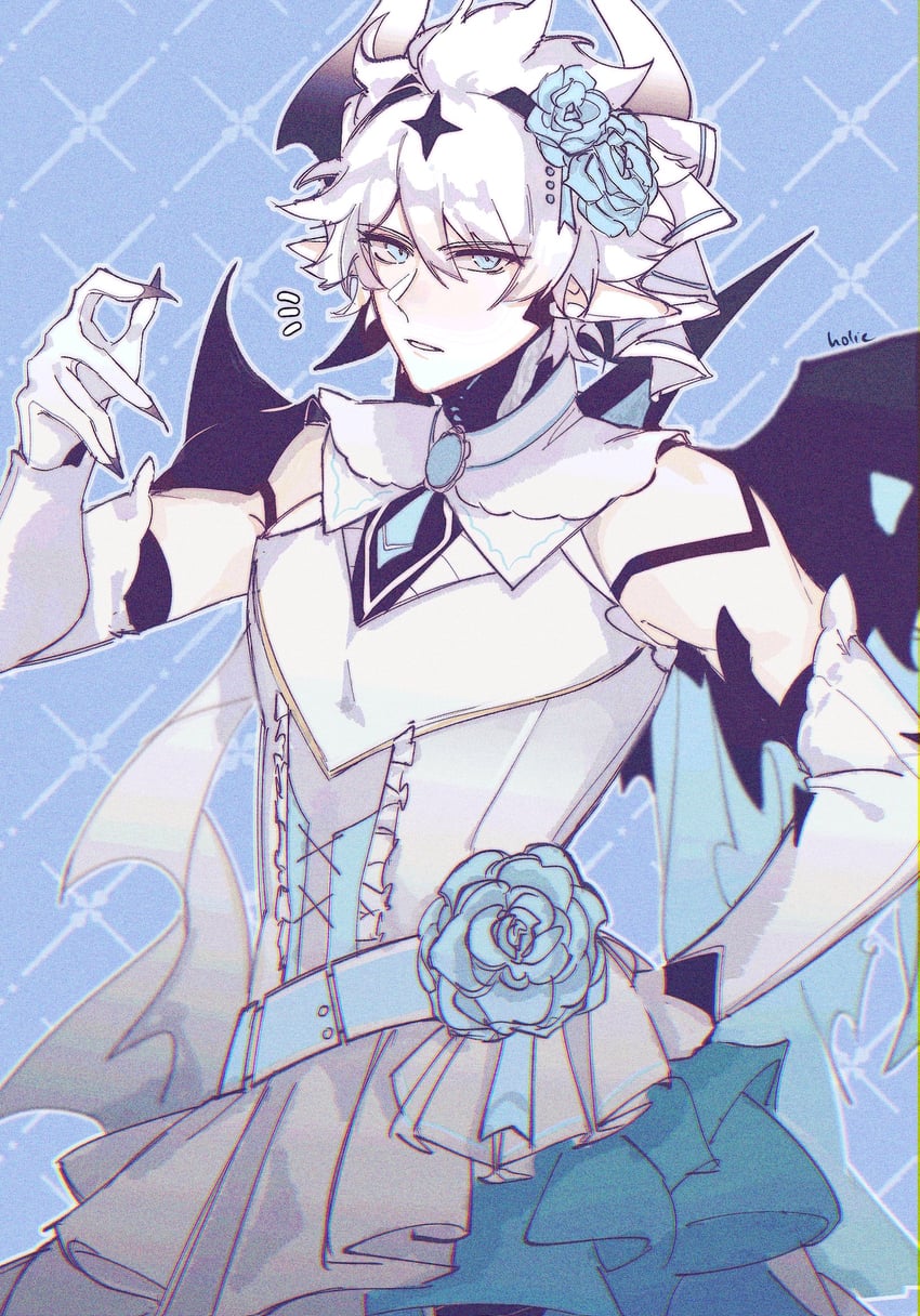 kevin kaslana (honkai and 1 more) drawn by birdsofpasssage