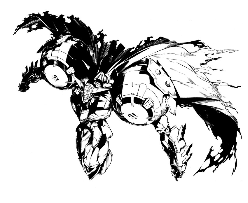 getter-1 (getter robo and 1 more) drawn by shimizu_eiichi and shimoguchi_tomohiro
