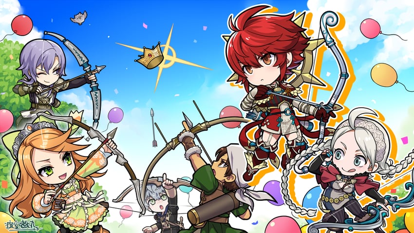 nina, hinoka, feh, etie, ashe ubert, and 2 more (fire emblem and 6 more) drawn by watarizora_tsubamemaru