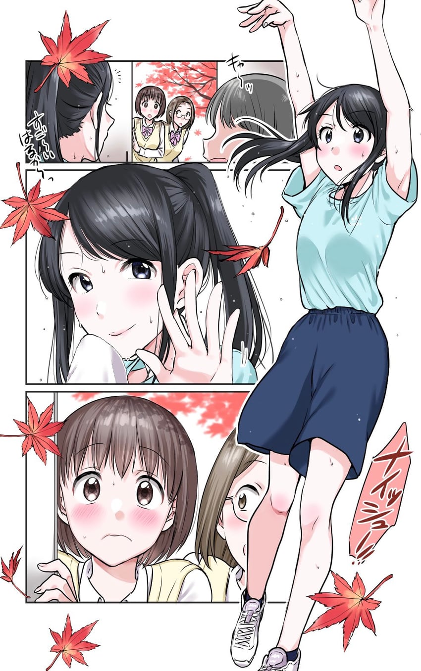 moritani misuzu, murakami haruka, and kobayashi yukari (fragtime) drawn by sato_(99yen_kin'itsu)