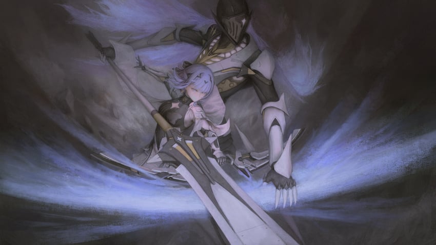 alisa, alisa: echo, and cecilie (punishing: gray raven) drawn by dina_5347