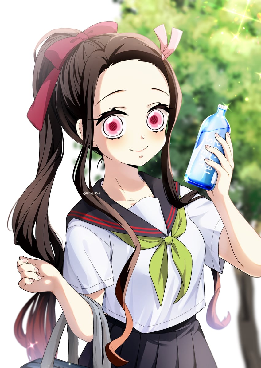 kamado nezuko (kimetsu no yaiba and 1 more) drawn by pori_(kmt_pori) |  Danbooru