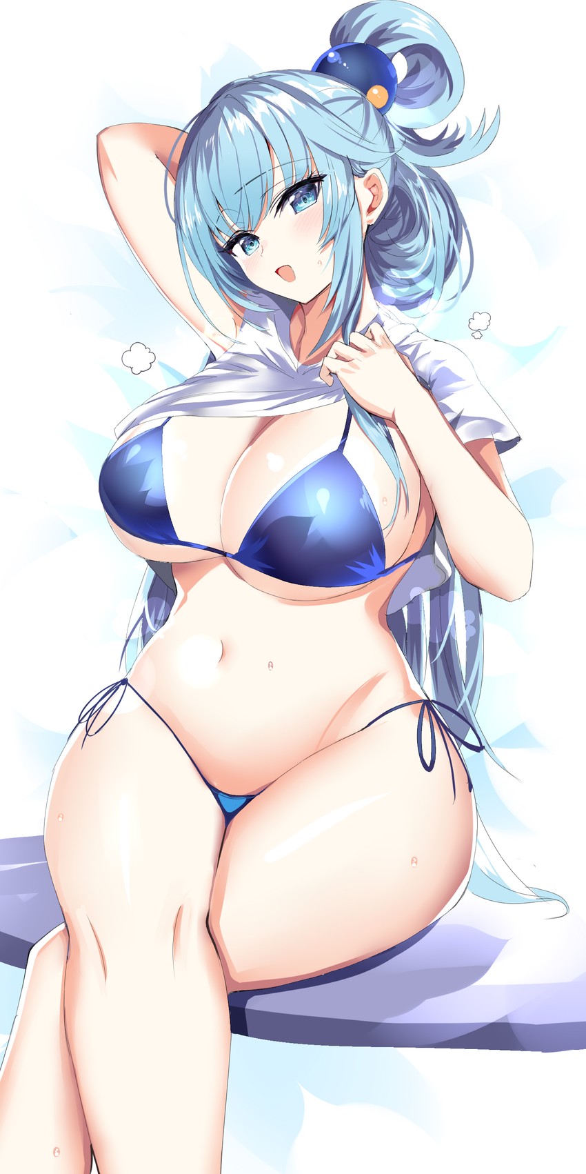 aqua (kono subarashii sekai ni shukufuku wo!) drawn by hanasaka_houcha
